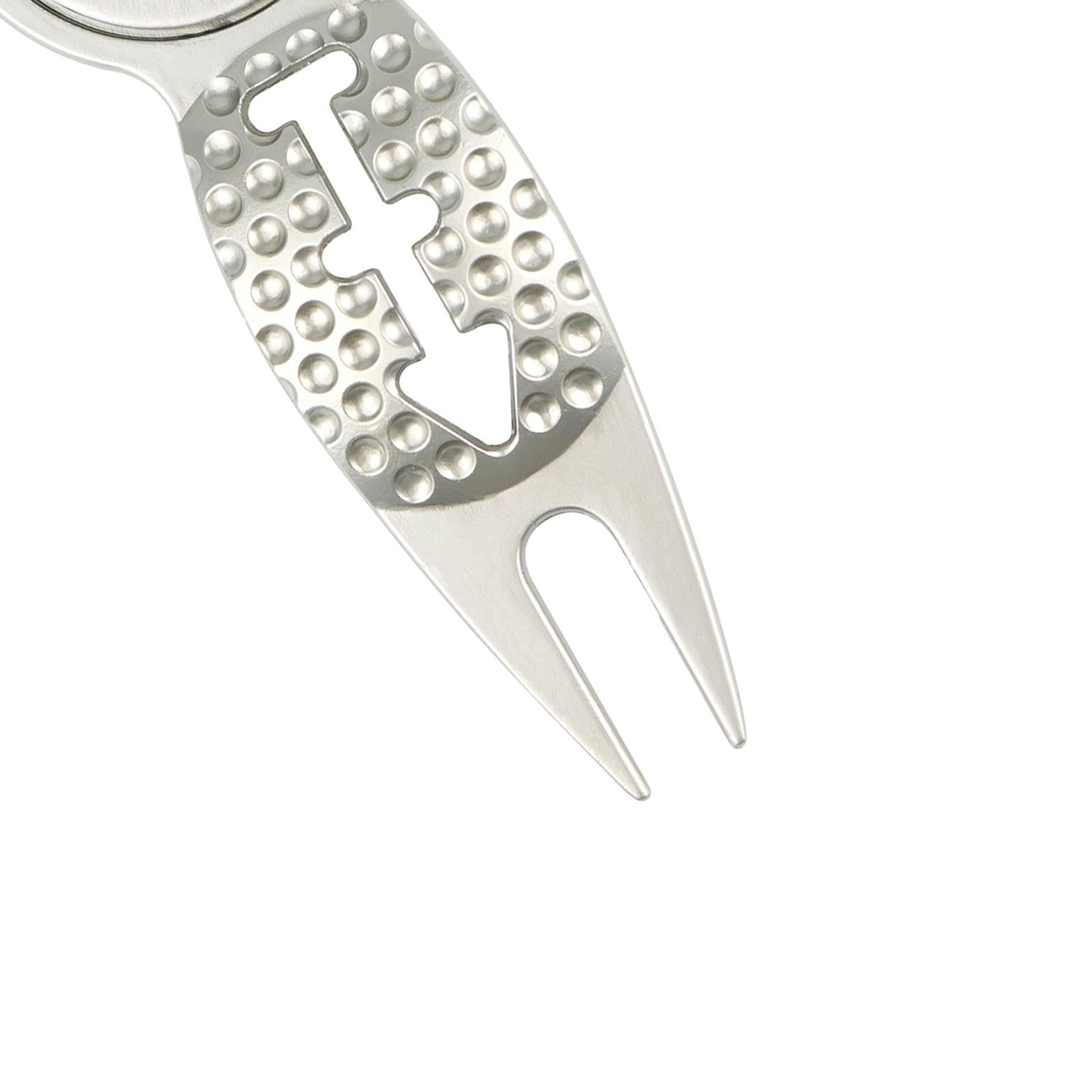 Divot Repair Tool - Golf Divot Tool with Marker Zinc