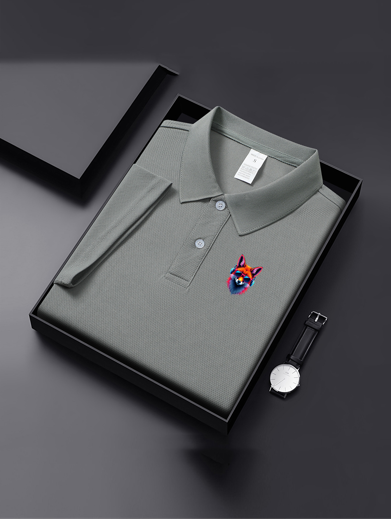 Golf Equipment Brands - Men's Classic Polo Shirt Breathable Business