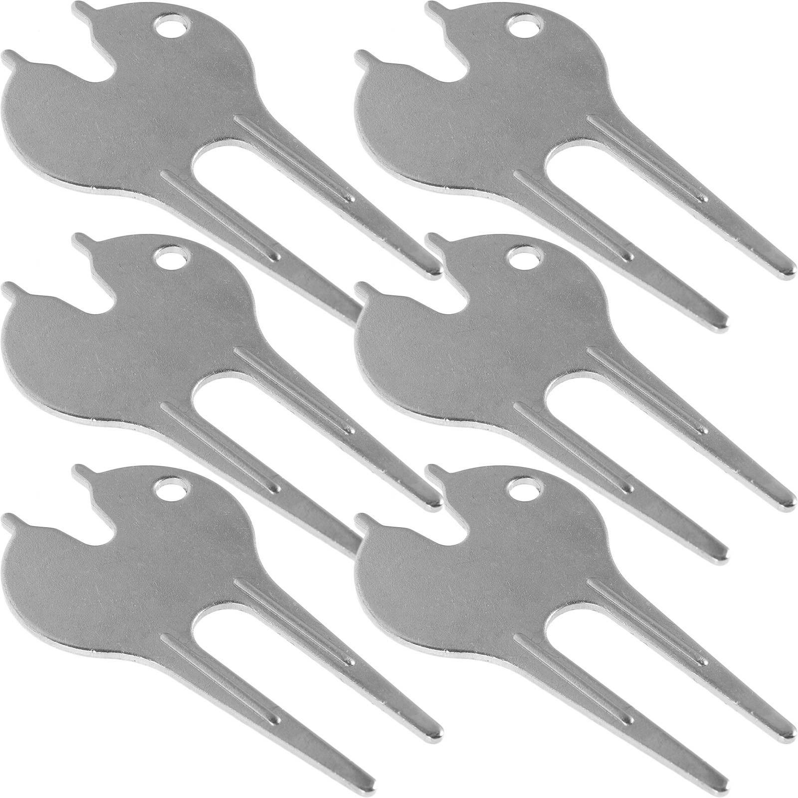Divot Repair Tool - 6Pcs Metal Golf Divot Tool Professional