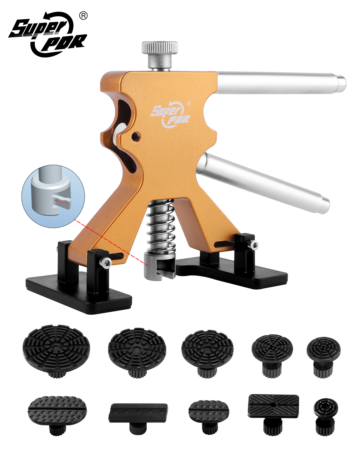 Super PDR Dent Puller Paintles - Divot Repair Tool review and price
