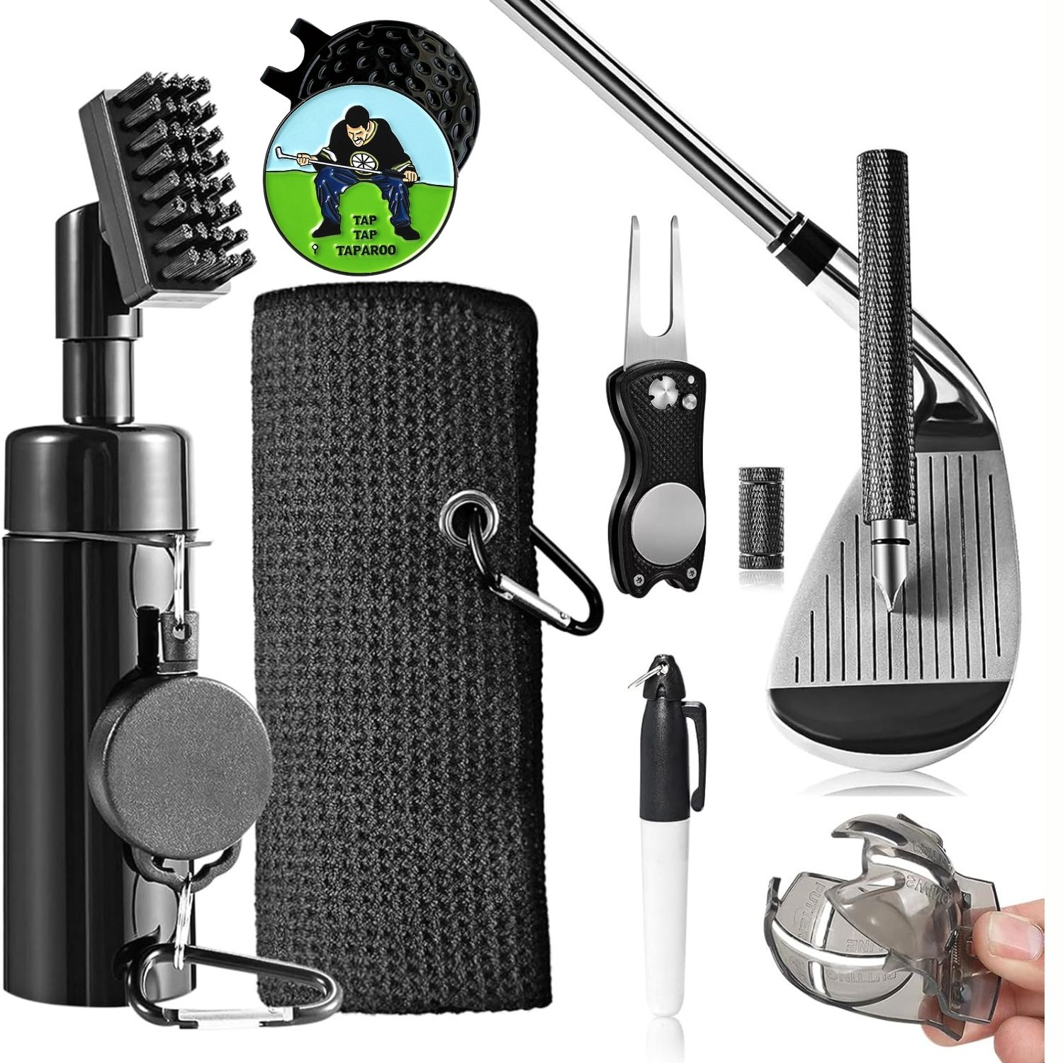 Golf Club Cleaning Kit with Go - Divot Repair Tool review and price