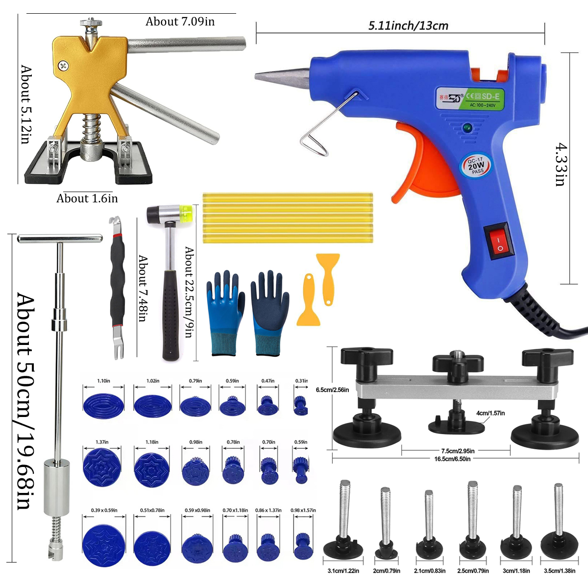 Dent Repair Kit Car Puller Too - Divot Repair Tool review and price