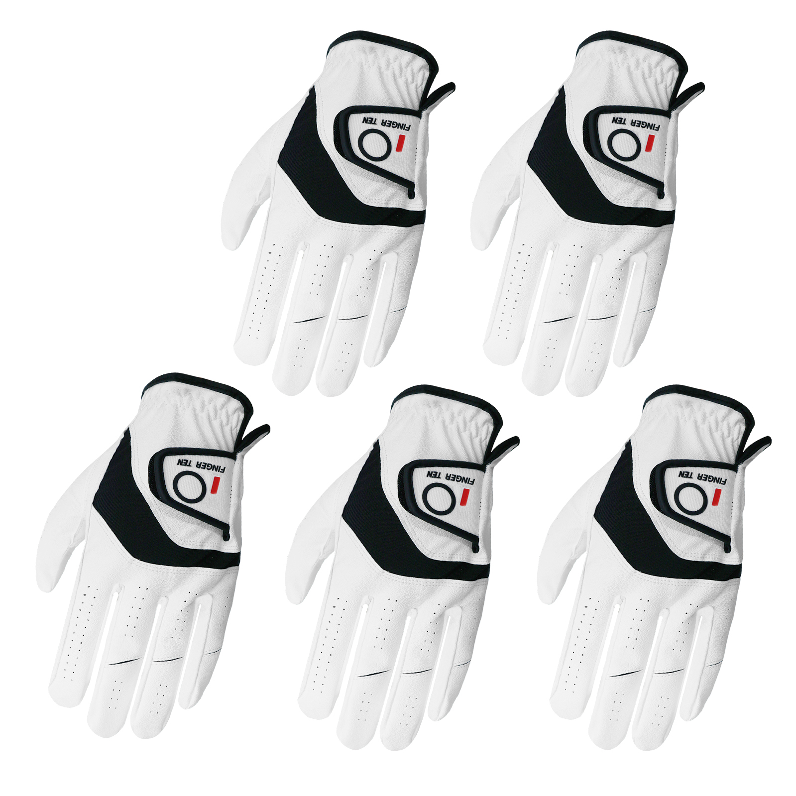5 Pcs Golf Gloves Men Leather  - Golf Equipment Brands review and price