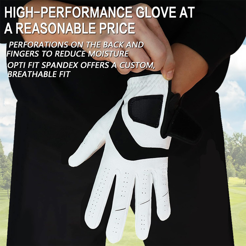 5 Pcs Golf Gloves Men Leather  - Golf Equipment Brands review and price