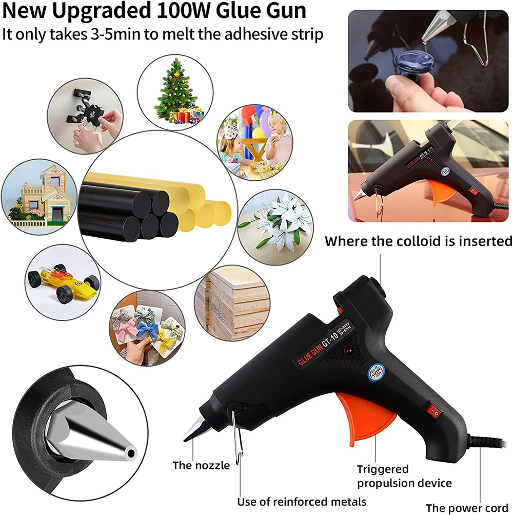 100W Hot Melt Glue Gun 100-240 - Divot Repair Tool review and price