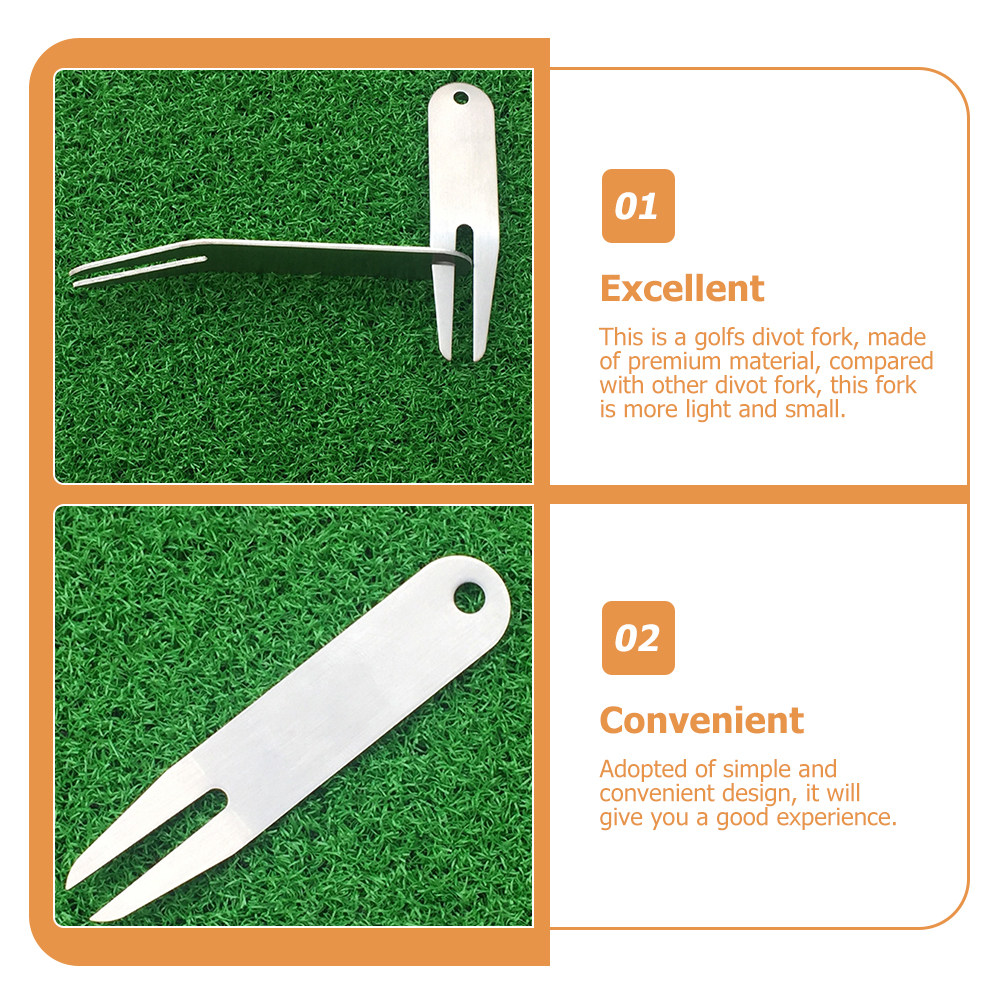 2Pcs Golf Divot Repair Fork Sm - Divot Repair Tool review and price